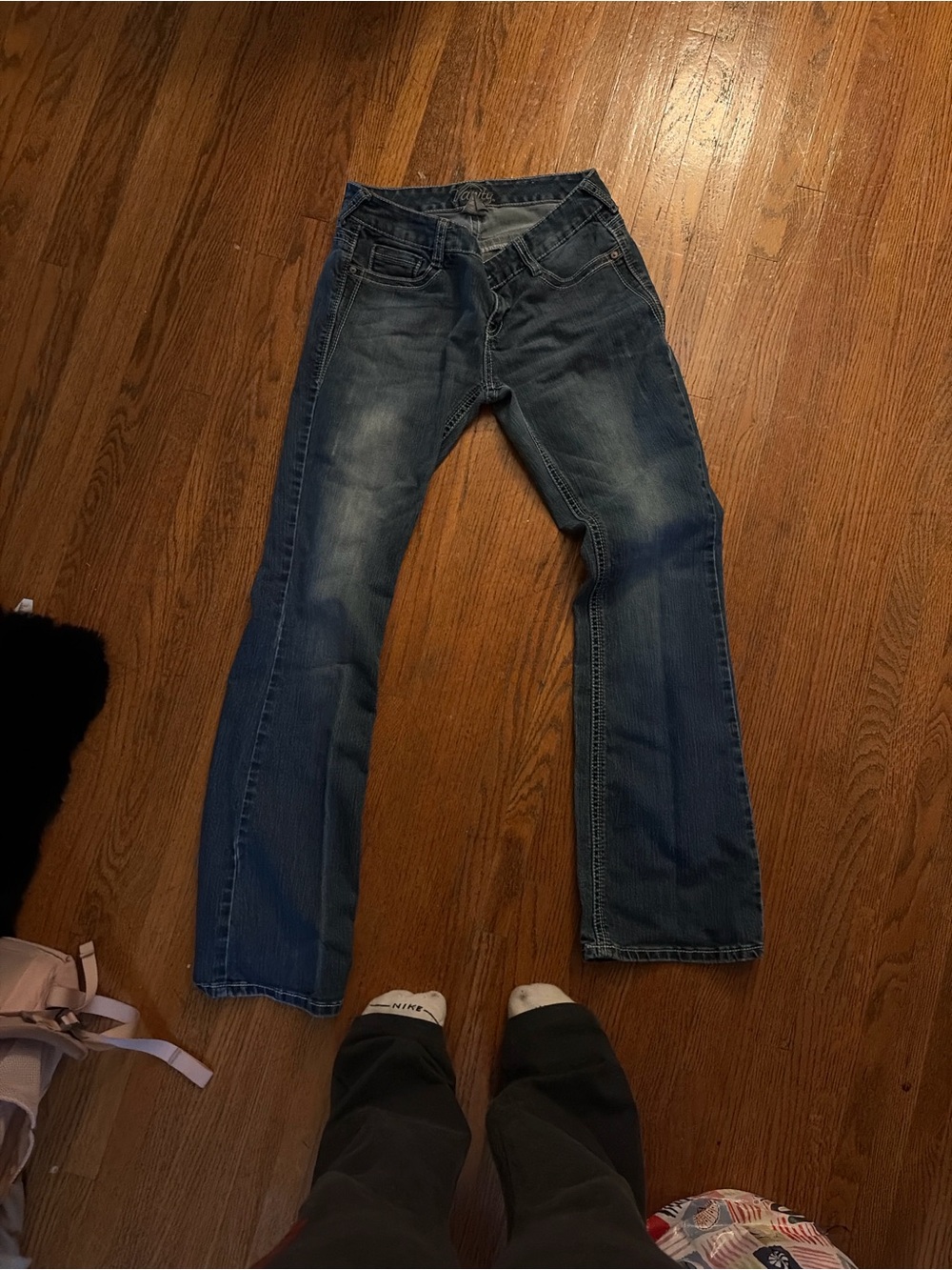 Vanity Women's Blue Flare Jeans